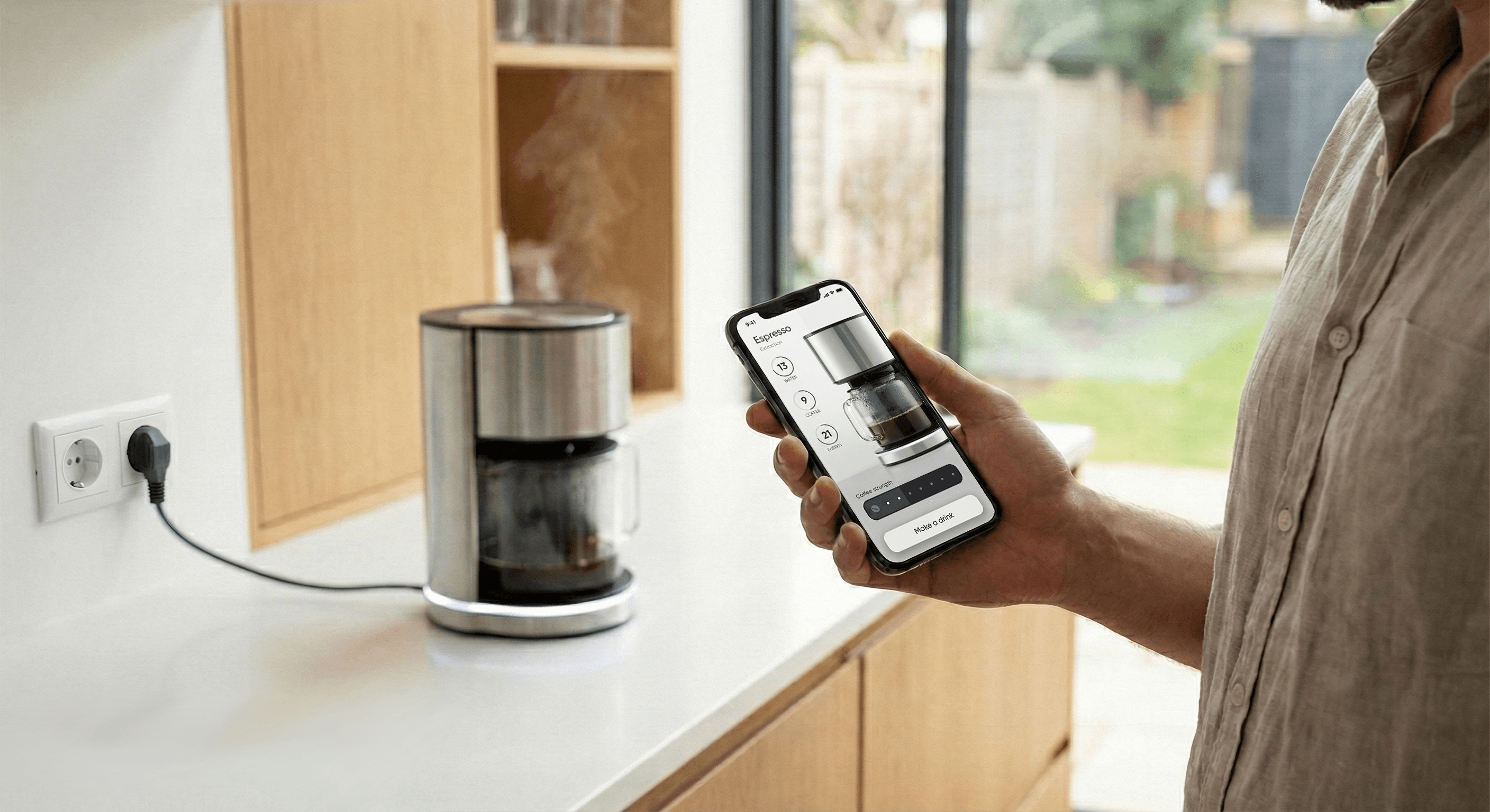 Aplikacja mobilna do obsługi ekspresu do kawy w inteligentnym domu